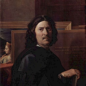 Self-Portrait (1650) by Nicolas Poussin in the Louvre, Paris (Photo courtesy of the Louvre)