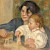 Gabrielle Renard and infant son, Jean (1895–96) by Pierre-Auguste Renoir, in the Musée de l'Orangerie, Paris, Pierre-Auguste Renoir, General (Photo courtesy of the Musée de l