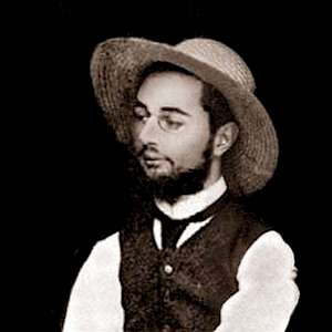 Mr. Toulouse paints Mr. Lautrec, a fun trick photographic portrait c. 1891 (Photo by Maurice Guibert)