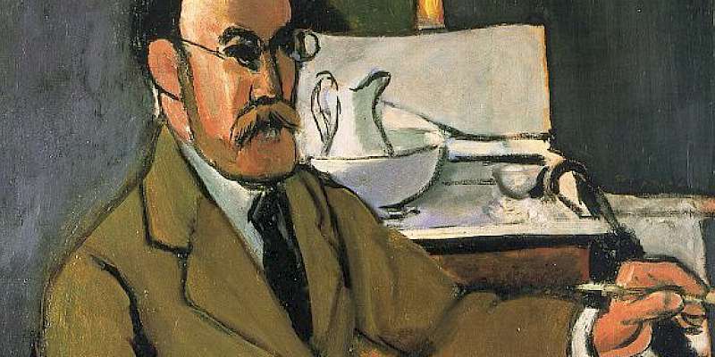 Self Portrait (1918) by Henri Matisse, in the Musée Départemental Henri Matisse, Le Cateau-Cambrésis, France (Photo courtesy of the Musée Départemental Henri Matisse)