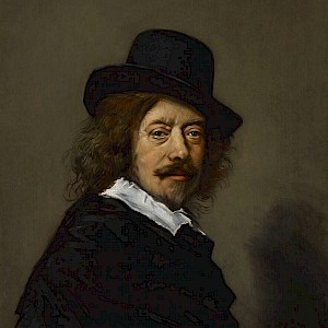 Portrait of Frans Hals (1648–50), a copy (by one of his followers) of a self-portrait, in the Indianapolis Museum of Art (Photo courtesy of the Indianapolis Museum of Art)