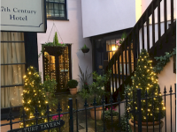 The entrance to Bath Place Hotel, Oxford