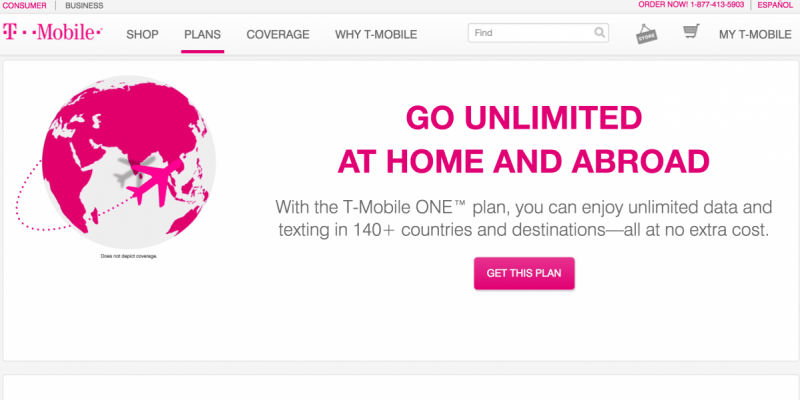 T-Mobile offers great plans for travelers (Photo courtesy of T-Mobile)