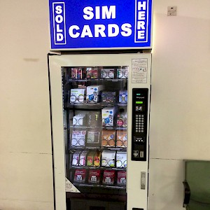 Heathrow airport even has SIM card vending machines if you have an unlocked phone (Photo by Karl Baron)