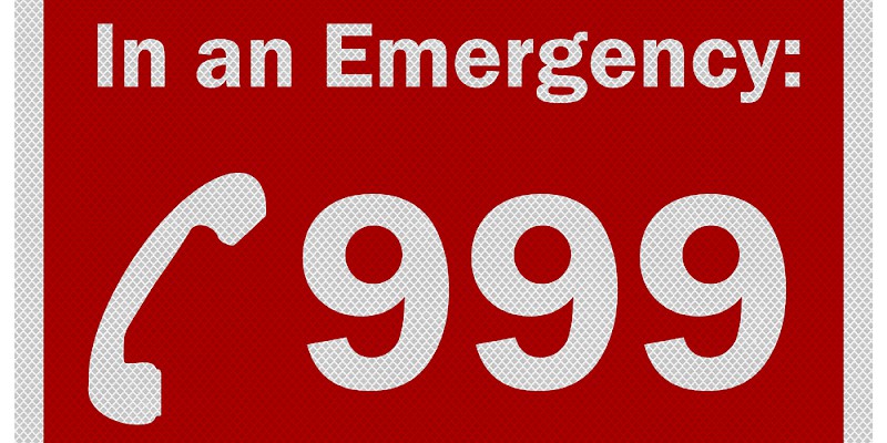 For emergencies in the U.K., dial 999 (Photo )