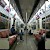 The interior of an Underground train car, The Tube, London (Photo Â© Reid Bramblett)