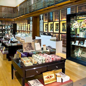 The Grenville Room, one of four shops at the British Museum
				(Photo courtesy of small back room, the shops