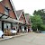 Some tables overlook the boat ramp, Cherwell Boathouse Restaurant, Oxford (Photo by Jeremy T. Hetzel)