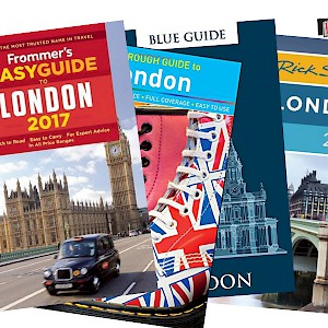 My favorite London guidebooks
				(Photo images courtesy of the publishers)