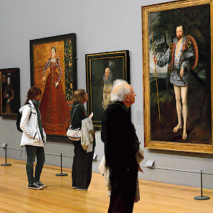 The 1500s/1600s gallery in the Tate Britain Museum (Photo by Stu Smith)