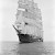 In the lee of the port bow of the Baruqe 'Parma' while becalmed (1932/33), National Maritime Museum, London (Photo by Alan Villiers)