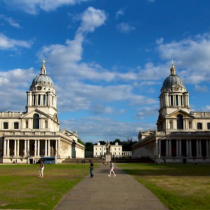 The Royal Naval College in Grenwich
				(Photo by Paul Hudson)