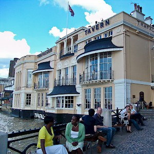 The Trafalgar Tavern in Greenwich, London (Photo Â© Reid Bramblett)