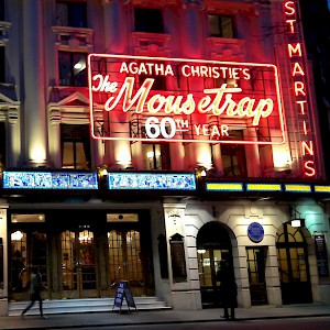 St. Martins Theatre, London, home of Agatha Christie's The Mousetrap (Photo by David McKelvey)