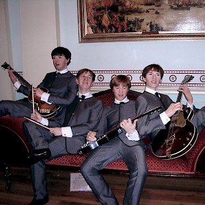 The Beatles at Madame Tussaud's, London (Photo by Andy Reising Follow)