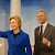 Hillary and Bill Clinton wax replicas, Madame Tussauds, London (Photo by InSapphoWeTrust)