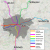 Locations of London airports and major public transit connections, Connecting London airports, London (Photo by Cnbrb)