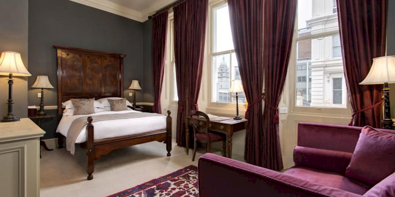 A room at The Gore Hotel in London (Photo courtesy of the hotel)