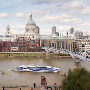 The Thames Clipper ferry (Photo courtesy of Thames Clipper)