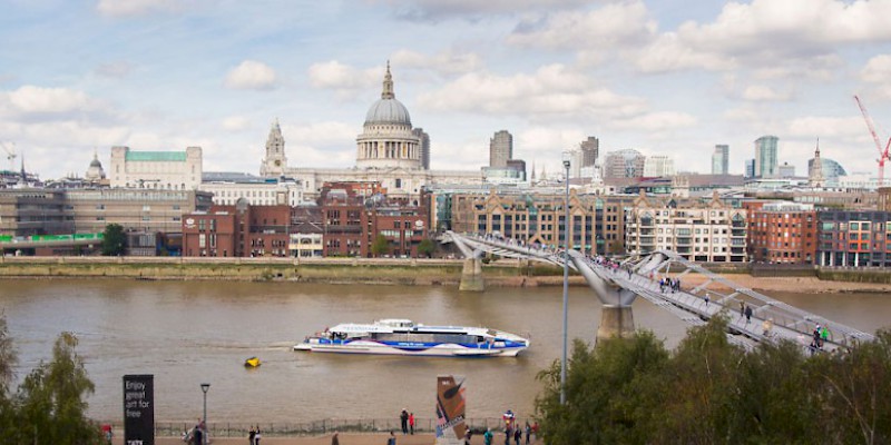 The Thames Clipper ferry (Photo courtesy of Thames Clipper)