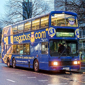 You can take a Megabus coach for as little as Â£1 (plus a 50p booking fee) (Photo by Nick)