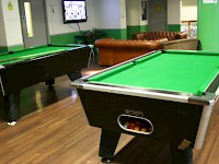 The billiards room at the LSE High Holborn dorm