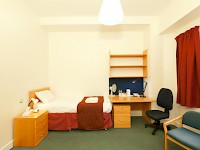 A room at the Beit Hall dorm