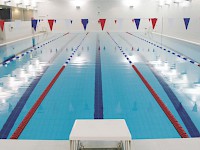 Use of a nearby swimming pool is free for guests of the Beit Hall dorm