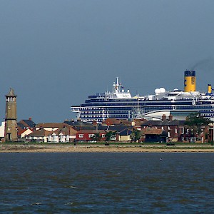 The Costa Atlantica at Harwich International Port (Photo Â© Ian Boyle)