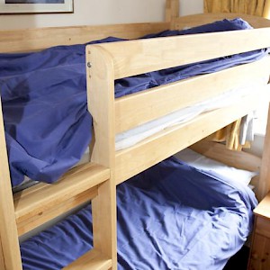 Bunks at the YHA London St. Pauls Hostel (Photo courtesy of the hostel)