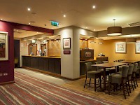 The lobby of the Premier Inn London Bank - Tower