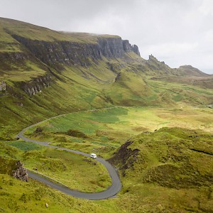 Driving the Isle of Sky in Scotland (Photo courtesy of Visit Scotland)