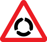 Roundabout ahead