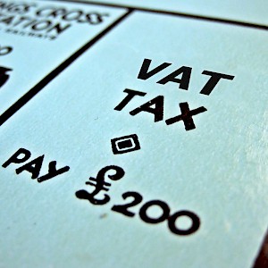 VAT is the built-in national sales tax in the U.K.
				(Photo altered from Images Money)