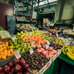 A fruit and veg stall (Photo by Chrisgel Ryan Cruz)