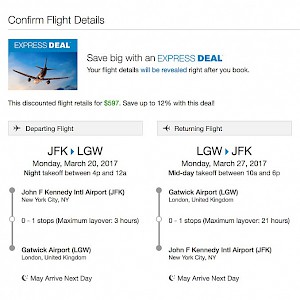 Priceline helpfully explains what is vagueâ€”and what you save by allowing thatâ€”on its booking page (Photo courtesy of Priceline)