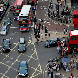 London traffic is terrible (Photo by Andrew)