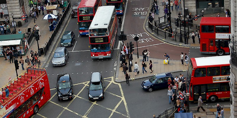 London traffic is terrible (Photo by Andrew)