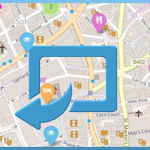 ReidsEngland's patented interactive maps help you sort out any destination in a glance (Photo Map background courtesy of OpenStreetMap)