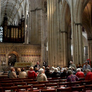 A tour inside the famous York Minster (Photo by Jon)