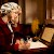 "Jane Austen" in her study, Jane Austen Centre, Bath (Photo courtesy of Visit Bath)