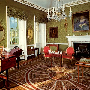 The Drawing Room at No 1 Royal Crescent
				(Photo by Roger W)