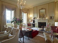 A bedroom at the Royal Crescent Hotel