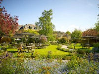 The garden at the Royal Crescent Hotel