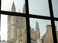 View of Bath Abbey from Abbey Green Apartment