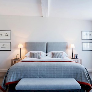 A suite bedroom at the Old Bank Hotel, Oxford (Photo courtesy of the hotel)