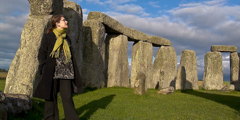 After the tourists leave, you can watch the sunset from inside the stone circle at Stonehenge (Photo Â© Reid Bramblett)