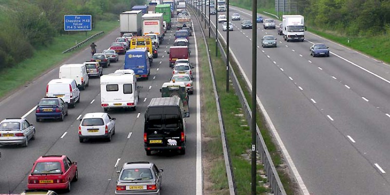 The M4 Motorway (Photo by aul Townsend)