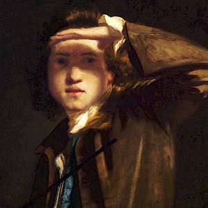 Self-Portrait (c. 1748) by Joshua Reynolds, aged 24, at the National Gallery, London
				(Photo courtesy of the National Gallery)